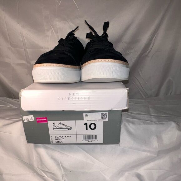 New‎ Direction black tennis shoes with whiter sole NIB size 10 style Nelly - Picture 5 of 6